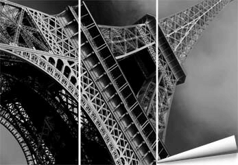 Fototapete Eiffelturm auf vorgekleisterter Papiertapete