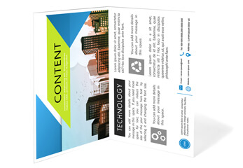Faltblatt Hochformat DIN A5 DIN A5 Faltblatt - Hochformat