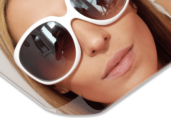 Werbefolie transparent Ein Druck auf transparente Folie
